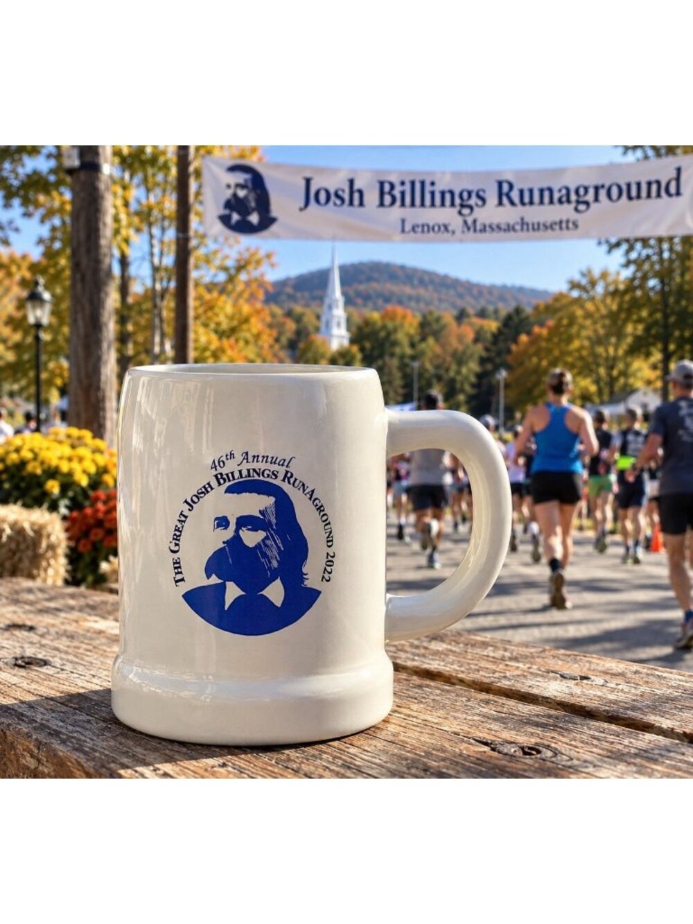 Josh Billings Runaground 2022 Race Ceramic Mug 1st Place Winner Coffee Cup Prize